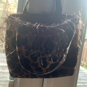 Animal print purse